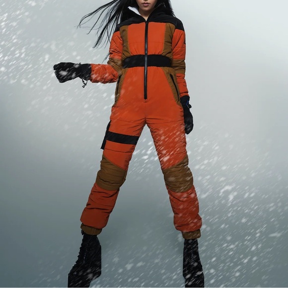 Naruto shippuden Orange and Brown Jumpsuit snowsuit size small - Picture 5 of 5